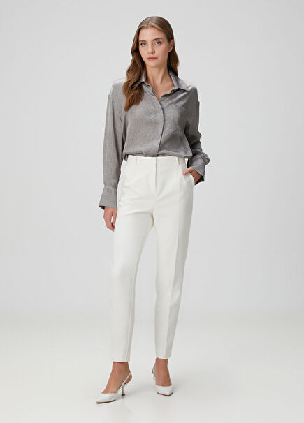 Off White Cigarette Pants