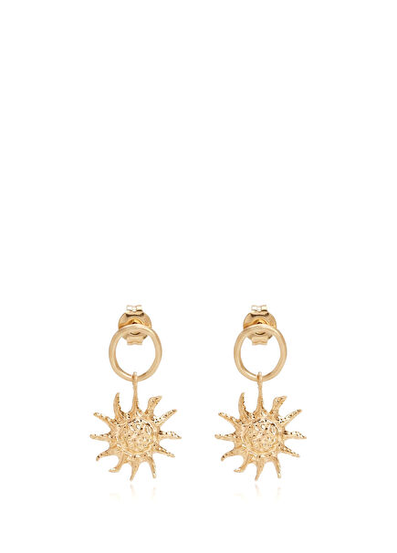 Gold Sun Women's Earrings