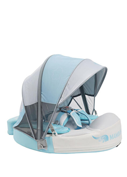 Blue Angel Emniyetli Gölgelikli ve Ayak Destekli Bebek Yüzme Simidi 