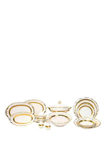 Porselen 77 Parça 12 Kişilik Yemek Takımı