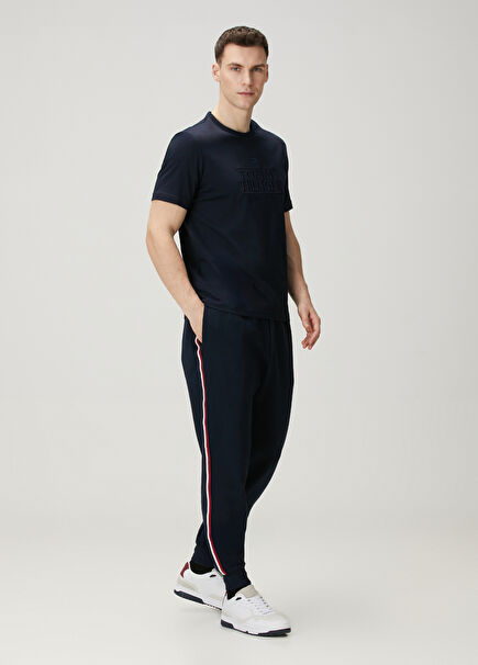 Global Stripe Mavi Jogger Eşofman Altı
