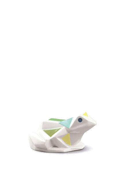 Frog White Porcelain Sculpture