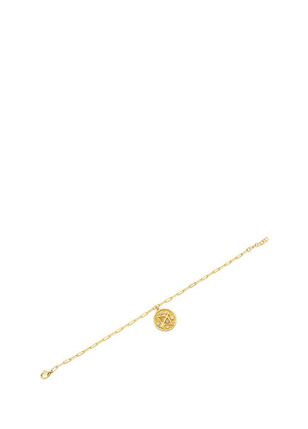 Arrow Diamond Detailed Women's Gold Bracelet