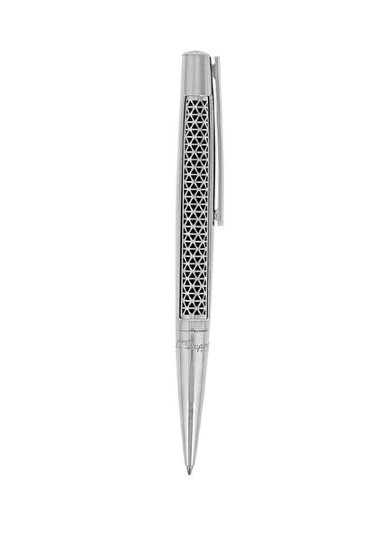 Embroidered Silver Ballpoint Pen
