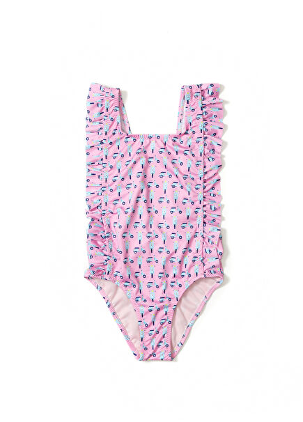 Florence Pink Girls Swimsuit