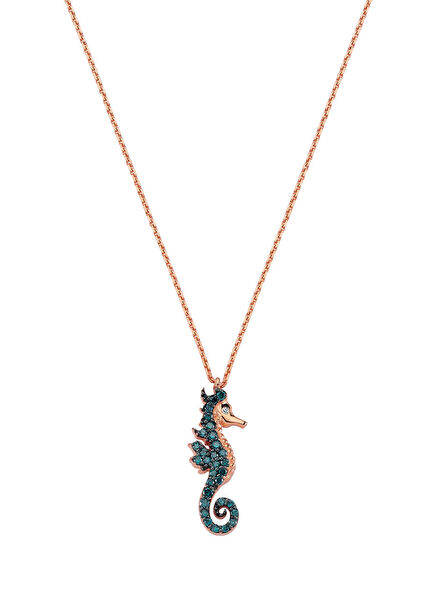 Sea Horse Pırlanta Kadın Altın Kolye
