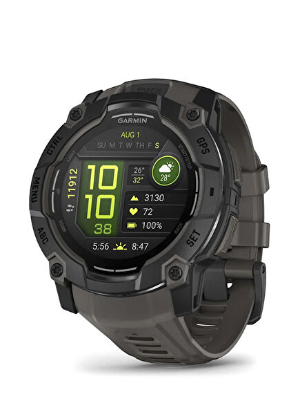 Instinct 3 50mm AMOLED Charcoal Black Smartwatch