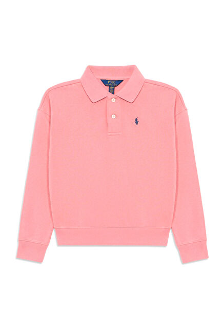 Dark Pink Girls' Sweatshirt