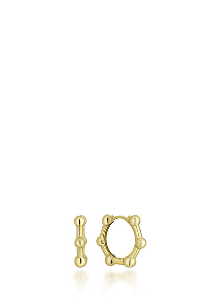 Galaxy 14K Gold Mini Women Hoop Earrings