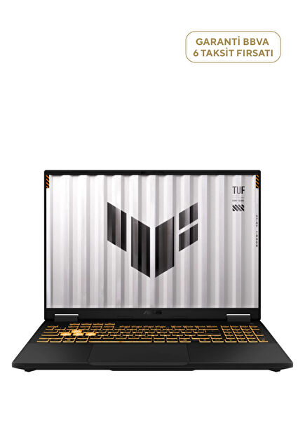 TUF F16 Intel i5-13450HX 16GB RAM 512GB SSD 8GB RTX5050 115w 16'' Full HD+ 165Hz FreeDos Gaming Laptop FX608JH-RV080