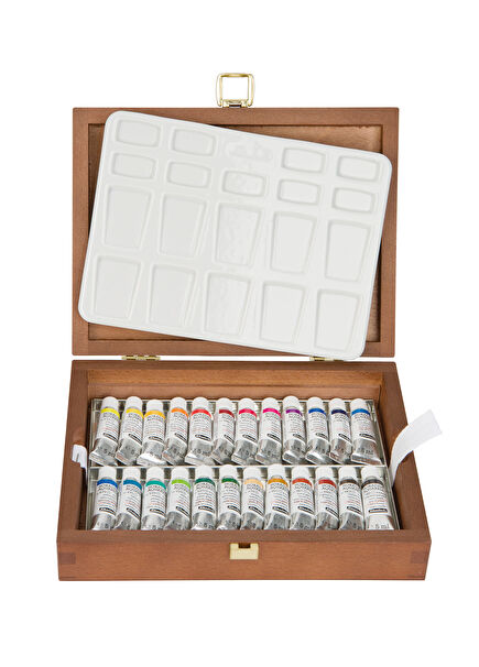 Horadam Ahşap Kutu Artist 24'lü Sulu Boya Seti 