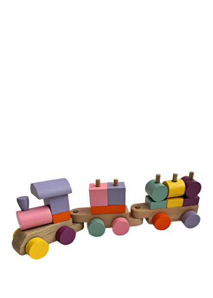 Chu Chu Pink Train Wooden Toy