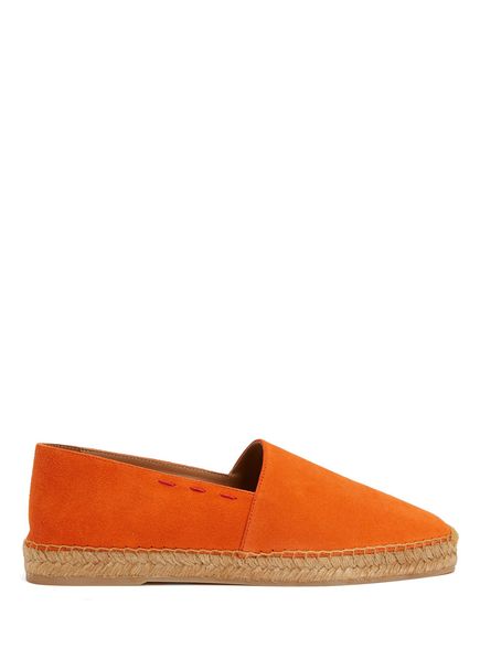 Turuncu Erkek Süet Espadril