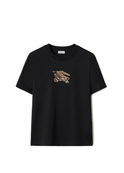 Frankie Siyah Kısa Kollu Kadın T-Shirt