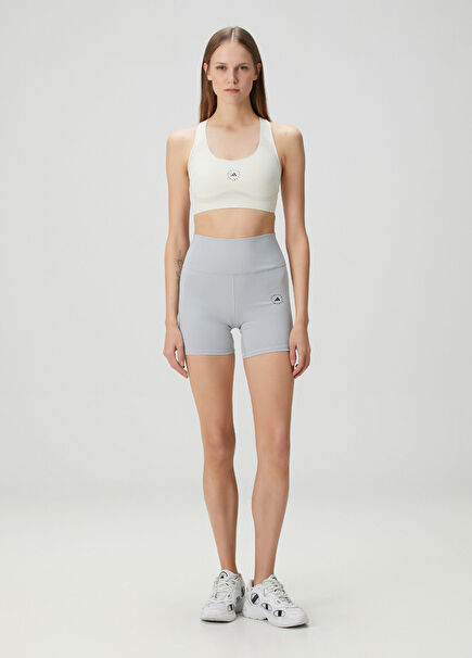 by Stella Mccartney Gri Kısa Yoga Taytı