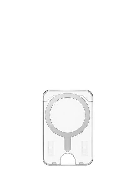 Magsafe Uyumlu Şeffaf Manyetik Kartlık