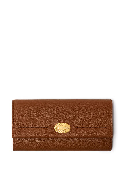 Cotswolds Continental Kahverengi Deri Kadın Cüzdan