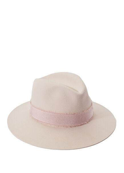 Açık Pembe Kadın Şapka