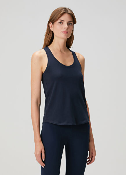 Love Navy Blue Tank Top