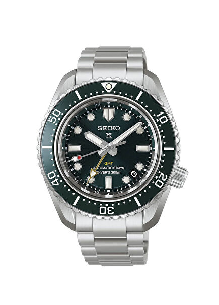 HBC001J1 Prospex GMT Metalik Gri Çelik Erkek Kol Saati
