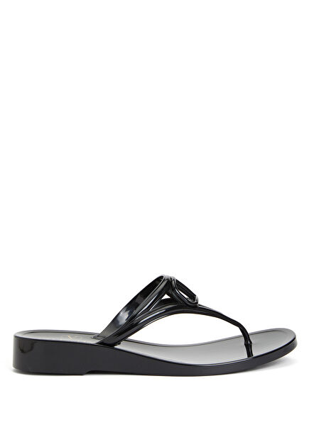 Vlogo Black Women's Slippers