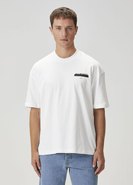 Redact Off-White Logo Embroidered Oversized T-Shir