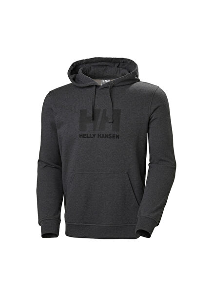 Men's Hoodie with Logo Detail