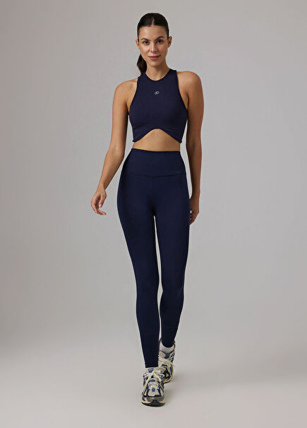 Athena Seamless Legging Night Blue Kadın Spor Tayt