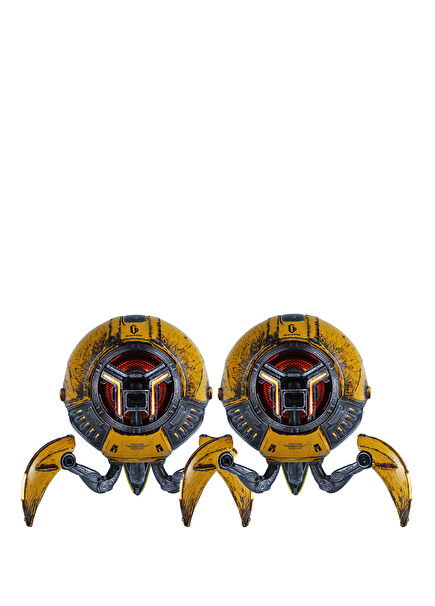 Mars Pro 20W Bluetooth Speaker RGB Illuminated Yellow 2-Pack Portable Stereo Sound Bomb