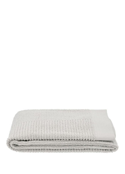 Grey 100% Cotton Face Towel 50 x 70 cm