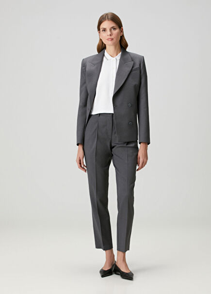 Rory Grey Wool Trousers