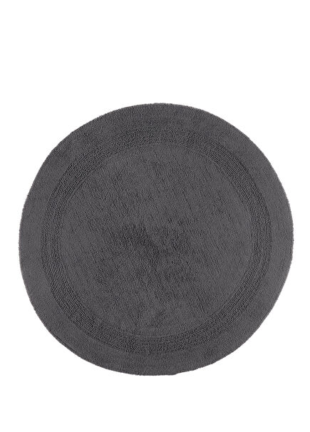 Puffed Anthracite Bath Mat 100x100 cm