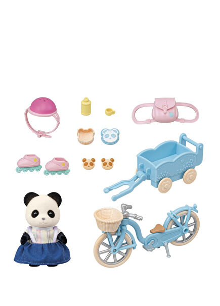 Sylvanian Families Bike & Skate Set Panda 5652
