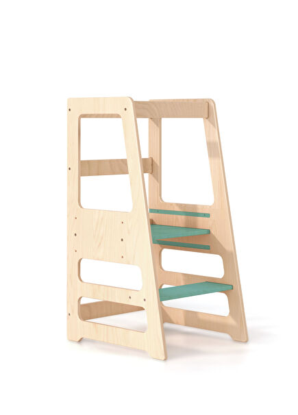 Mint Ahşap Ayarlanabilir Öğrenme Kulesi