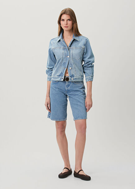 Ariel Mavi Denim Şort