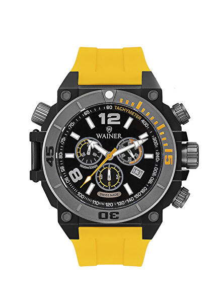 WA.10920-K Silicone Men's Wristwatch