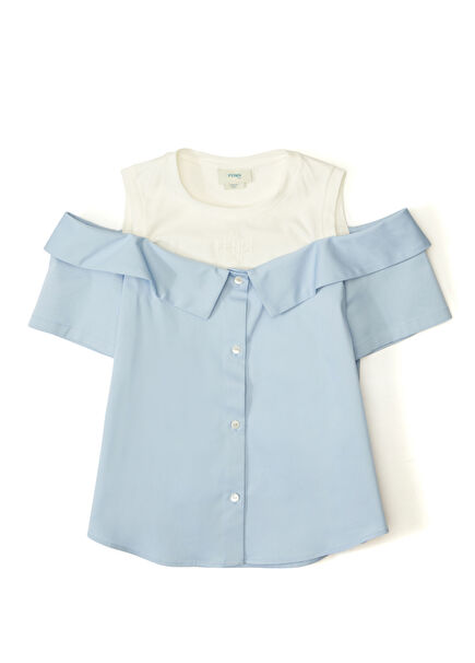 Light Blue Girls' Shirt