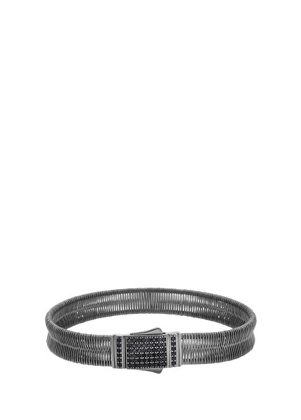 Coil Line Silver 925 Ayar Gümüş Erkek Bileklik