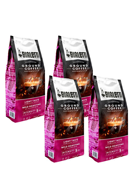 Delicato 4-Pack Ground Coffee 250 gr