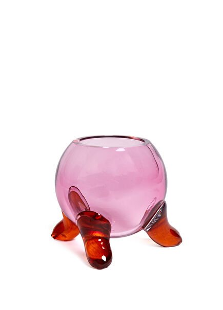 Triple Legs Glass Decorative Object