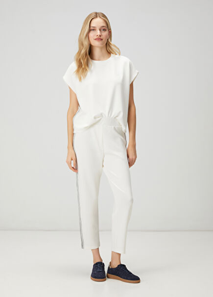 Beyaz Eşofman Altı