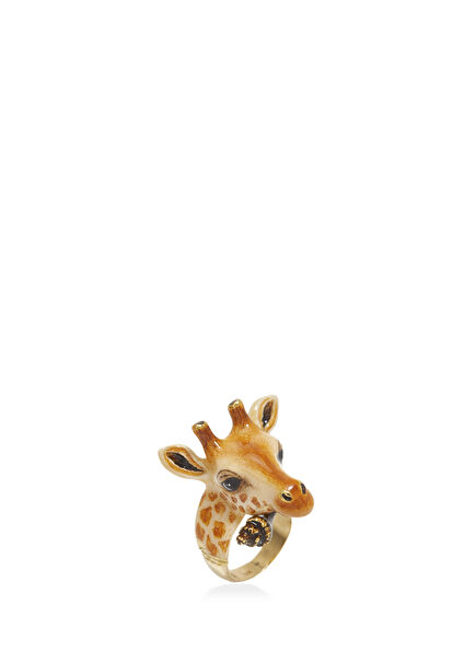 Giraffe Shaped Women's Gold Ring