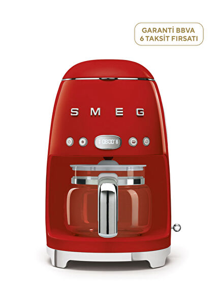 50's Style Retro Red Filter Coffee Machine