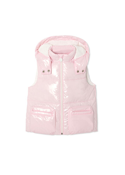 Girls Hooded Puffer Vest