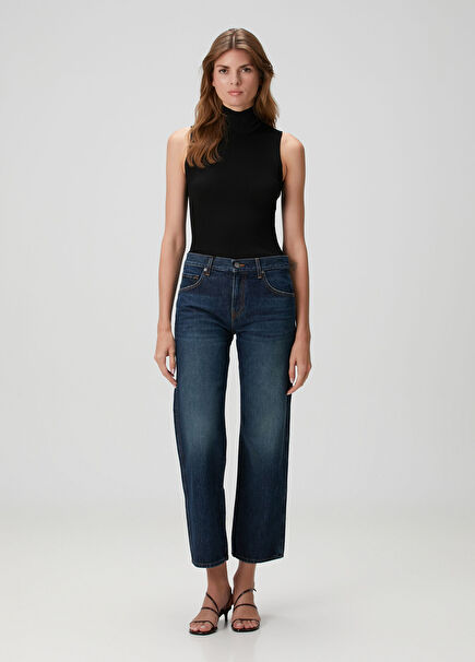 Kerrie Navy Wide Leg Jeans