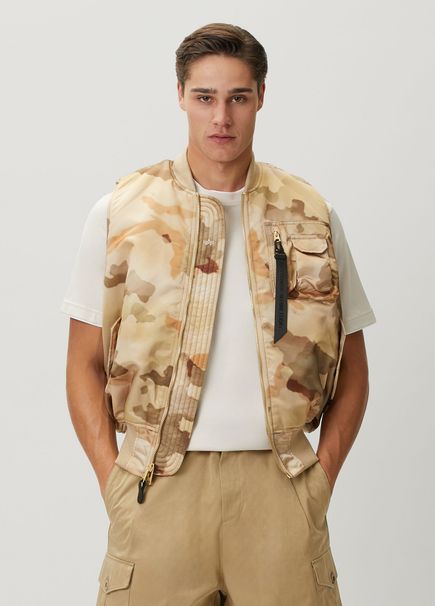 MA-1 Beige Double-Sided Vest