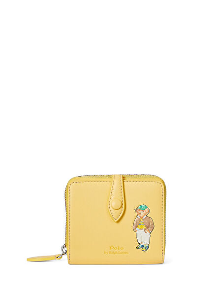 Bear Light Yellow Women's Leather Wallet