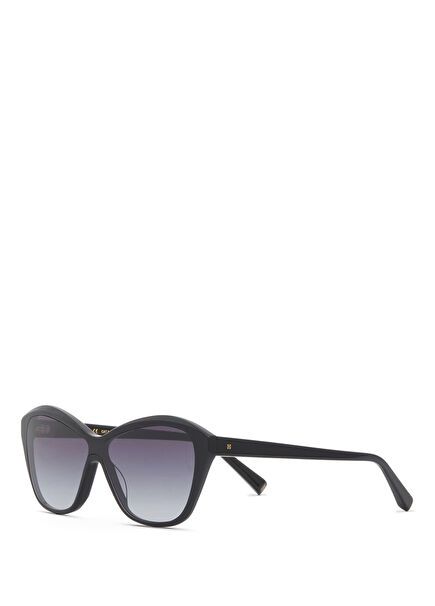 Corinne HM 1764 C1 Black Acetate Women's Sunglasses