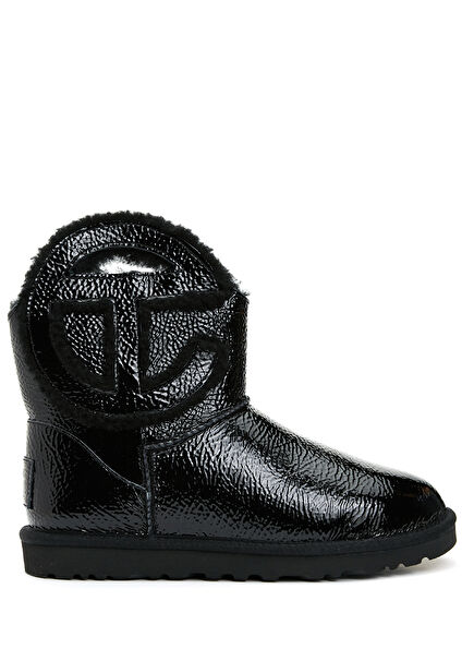 X Telfar Logo Mini Crinkle Kadın Deri Bot