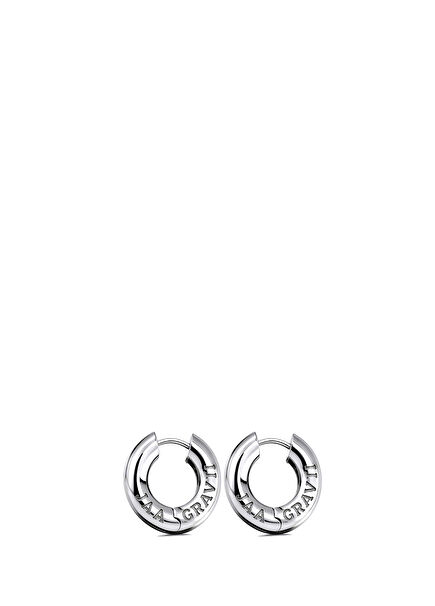 Mini Hoop Rhodium Plated Women's Hoop Earrings
